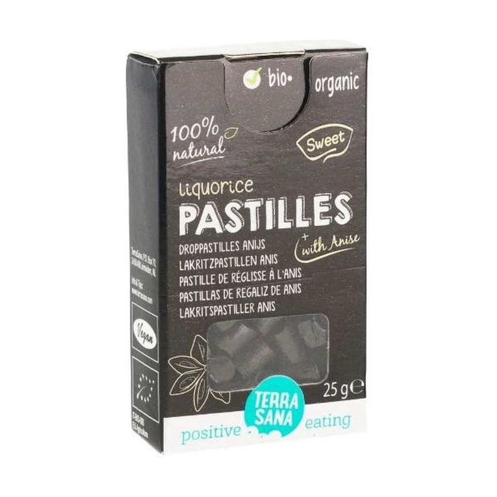 Pastillas De Regaliz con Anis  25Gr (Terrasana)