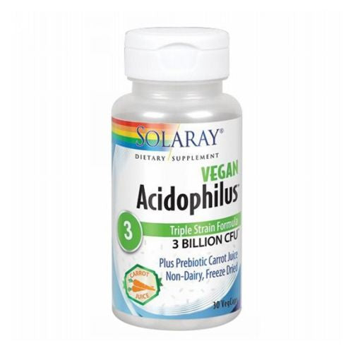 Acidophilus Vegan 30 Caps. (Solaray)