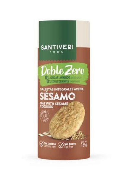Galletas Avena Sin Gluten Doble Zero 190 Gr.  (Santiveri) (copia)