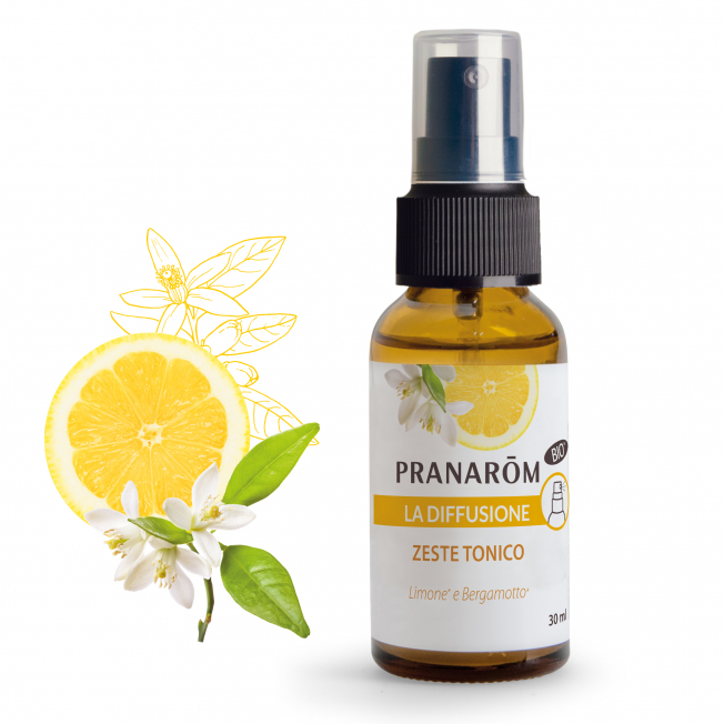 Ambientador Spray Purificador Citricos Tonificante Bio 30 ml. (Pranarom)