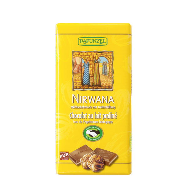 Chocolate Rapadura Nirwana Trufa Praline 100 Grs (Rapunzel)