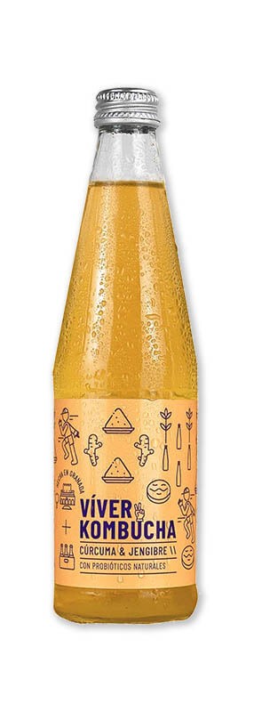 Kombucha Original *Curcuma Jengibre* 250 Ml. (Viver) (copia)