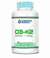 Vitamina D3 + K2 60 perlas (Scientiffic Nutrition)