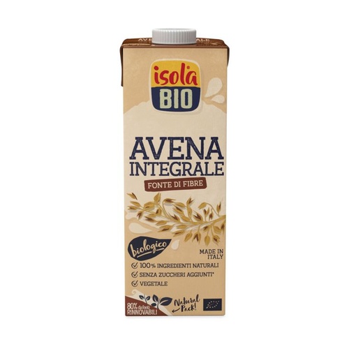 [8023678728733] Bebida Avena Integral Bio 1 Ltr. (IsolaBio)