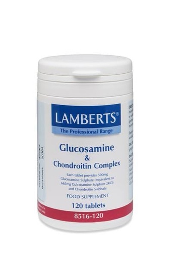 [5055148413767] Glucosamina Y Fitodroitina  120 Comp. (Lamberts)