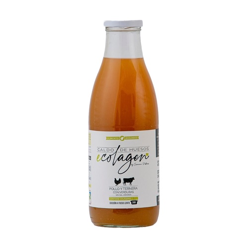 [8445626000041] Caldo de Hueso Ternera Verduras Sin Sal 1 Ltr. (Ecolagen)
