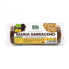 [8435037804949] Galletas Maria Sarraceno Chips Chocolate 200 Gr. (Sol Natural)