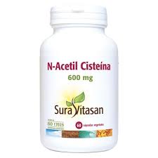 [628747130547] N-Acetylcisteina NAC 600 Mg. 60 Cap. Veg. (Suravitasan)