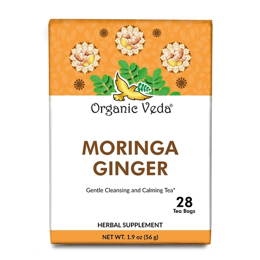 [850703004085] Infusion Moringa Ginger 30 filtros (Organic Veda)