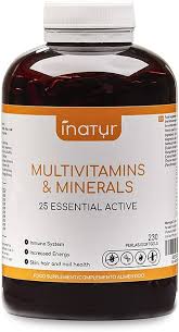 [B08Z8GXTPK] Multivitaminas y Minerales 230 Perlas (Inatur)
