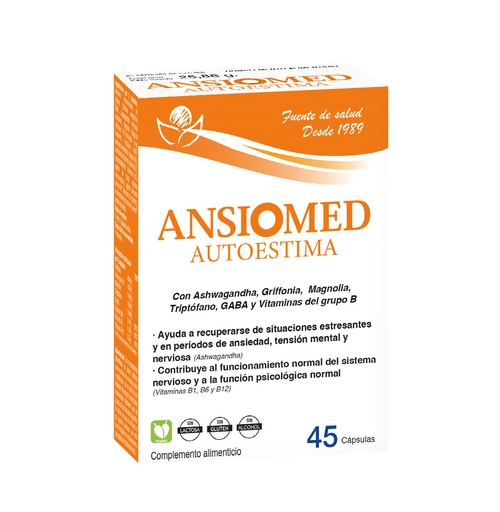 [8427268118254] Ansiomed Autoestima 45 Cáps. (Bioserum) 