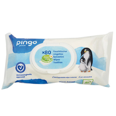 [7640118230802] Toallitas Humedas Bebe 80 Ud. (Pingo)