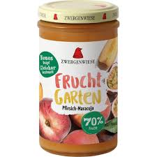 [4019736005209] Mermelada Melocoton Maracuya 250 Grs.(Zwergenwiese) 