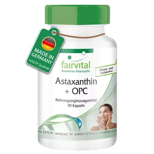 [8719214831493] Astaxantina + OPC 90 Caps.  (Fairvital) 