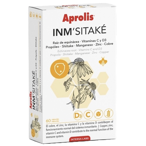 [8413568020151] Aprolis INM´Sitake + D3 60 Caps. (Lab. Intersa)