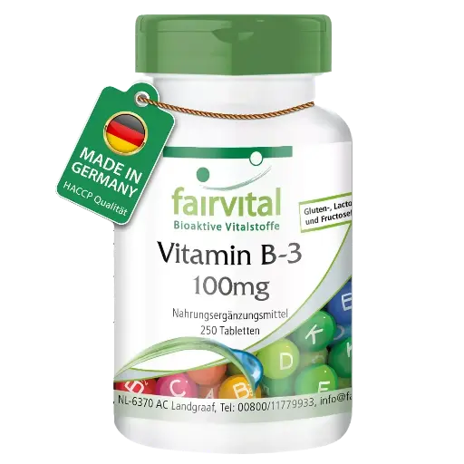 [8718309441449] Vitamina B3 Niacina 100 mg. (Fairvital)
