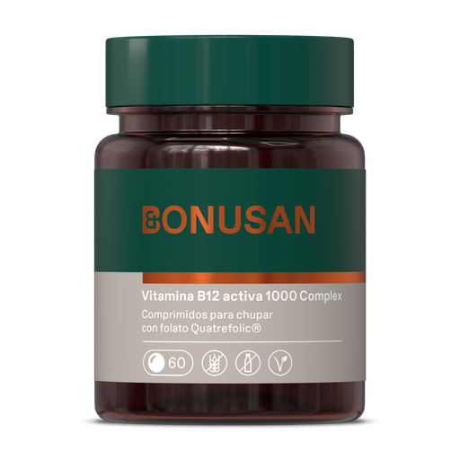 [8711827176558] Vitamina B12 Activo 60 Tab. (Bonusan)