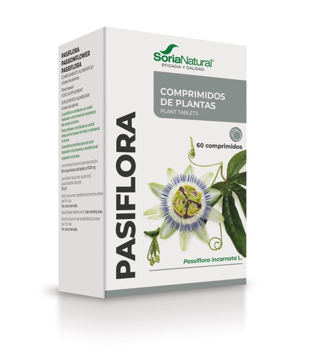 [8422947094287] Pasiflora 600 mg. 60 comp. (Soria Natural)