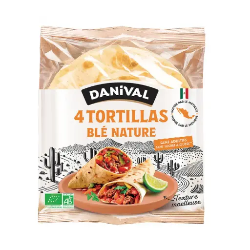 [3431590015803] Tortilla de Trigo 4 Uds. (Danival)