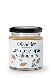 [8426684280002] Crema Pipas y Almendras 210 Grs. (Oleander)