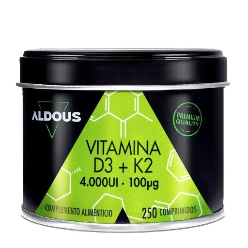[8437020622868] Vitamina D3 + K2 250 Comp. (Aldous)