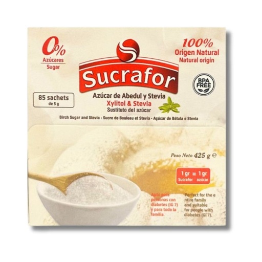 [8436606860038] Xilitol y Estevia 85 sobres (Sucrafor)