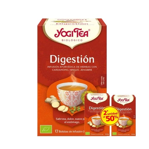 [8414200301737] Yogi Tea Digestion 2 al 50% 17 bols x 2