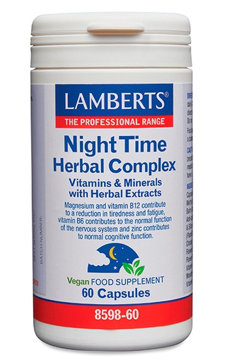 [5055148414948] Night Time Herbal complex 60 Caps. (Lamberts)