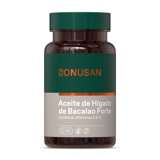 [8711827073239] Aceite Higado Bacalao Forte 120 perlas (Bonusan)
