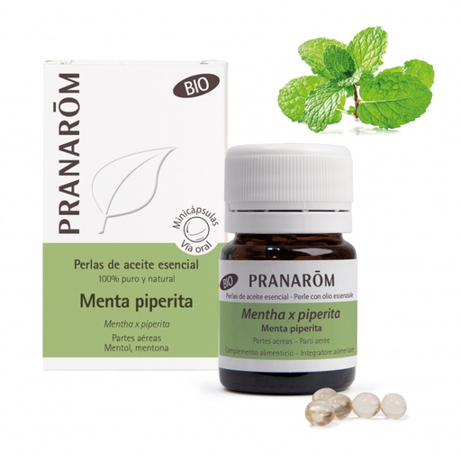 [5420008556500] Aceite Esencial Menta Piperita Bio 60 Perlas (Pranarom)
