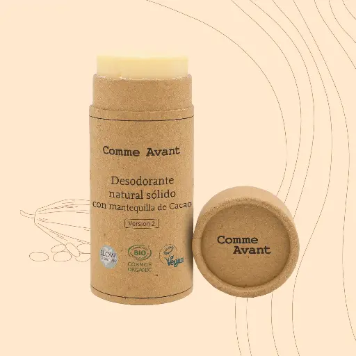 [3052351354674] Desodorante Solido con Manteca de Cacao (Comme Avant) 