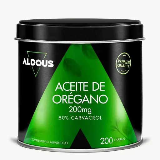 [8437028287076] Aceite de Oregano 80% Carvacrol 200 perlas (Aldous)