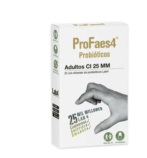 [8436024610444] Profaes4 Adultos 25MM 30 Caps. (Faes Farma)