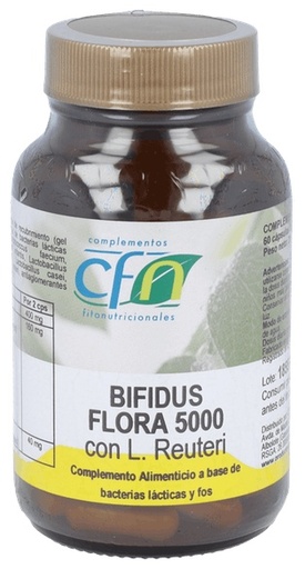 [8436608681211] Bifidus Flora 5000 Con L Reuteri (Probiotic 5000) 60 Caps ( Cfn) 