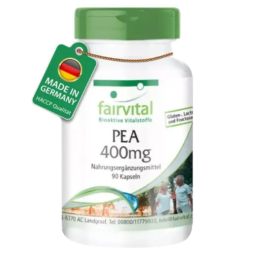 [8719214830977] Pea 400 mg. 90 Caps. (Fairvital)