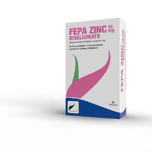 [8425402173794] Fepa Zinc Bisglicinato 60 Caps. (Fepadiet)