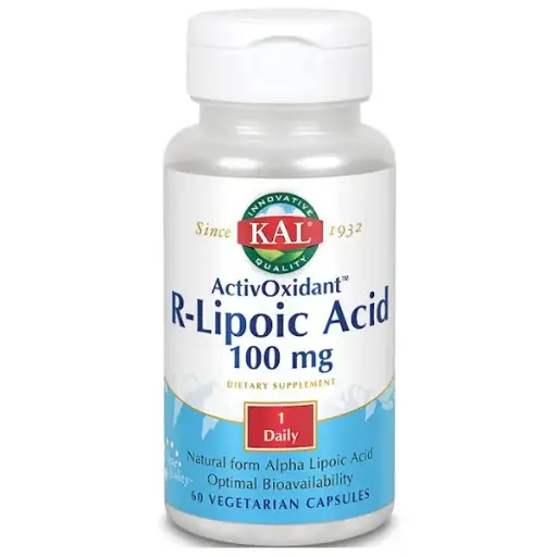 [021245502128] R lipoic Acid 100 mg. 60 Caps. (Kal)