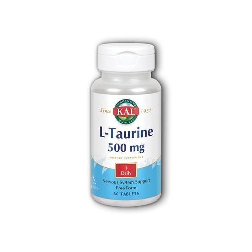 [021245873440] L Taurina 500 mg. 60 Comp. (Kal)