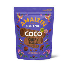 [8718976020206] Snack Coco Crujiente con Chocolate 140 gr (Amaizin)