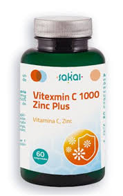 [8423245071222] Vitexmin C1000 + Zinc Plus 60 Comp. (Sakai)