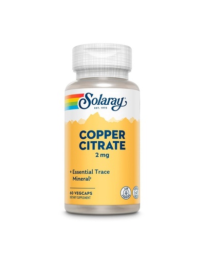 [076280045963] Citrato de Cobre 2 mg (Solaray)