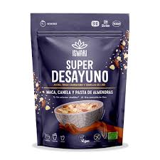 [5600872802785] Super Desayuno Maca Canela y Pasta Almendras 360 gr (Iswari)