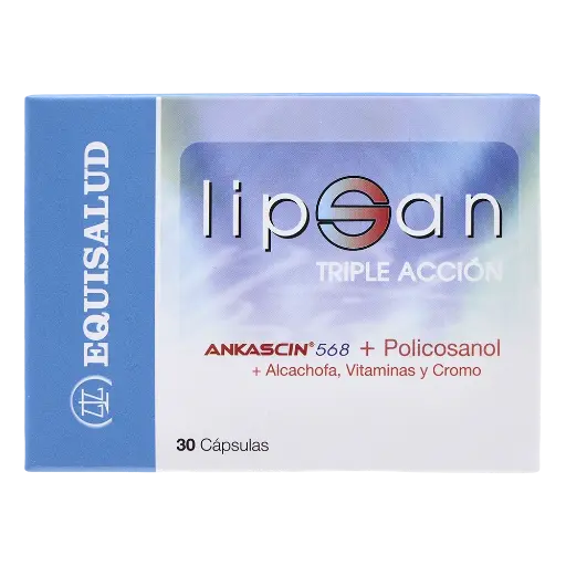 [8436612682105] Lipsan Triple Accion 30 Caps. (Equisalud)