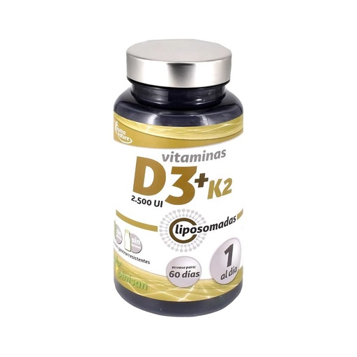 [8435001008854] Vitamina D3 + K2 Liposomada 60 Cap. (Pinisan)