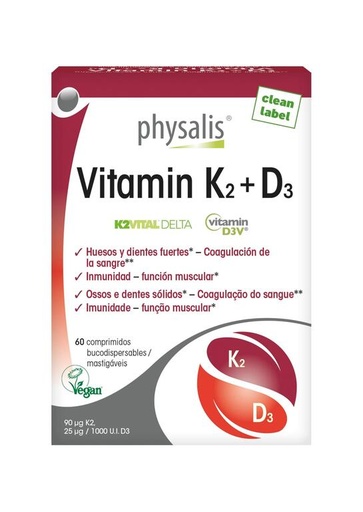 [5412360020737] Vitamina K2 + D3 60 comp. (Physalis)