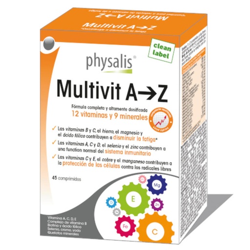 [5412360001040] Multivit A  Z  45 Comp. (Physalis)