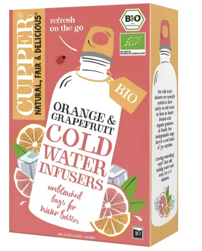 [5021991946400] Infusion Fria Naranja Pomelo Bio 10 Bolsitas (Cupper)