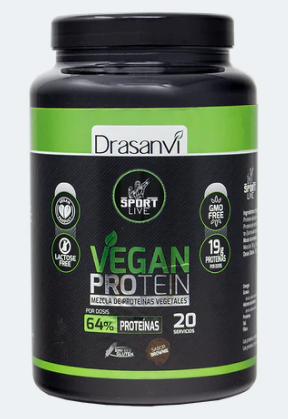 [8436044519420] Proteina Vegana Sabor Brownie 600 Grs Sport Live (Drasanvi)