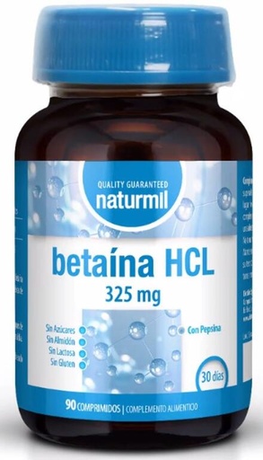 [5605481209253] Betaina HCL 325 Mg. 90 Comp. (Naturmil)