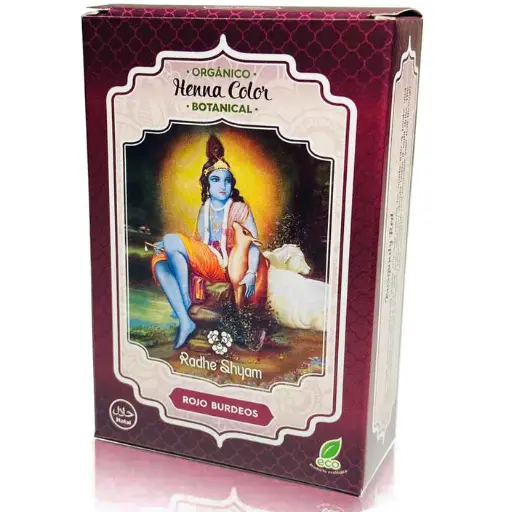 [8423645310884] Henna En Polvo Rojo Burdeos 100 Grs. (Radhe Shyam) 